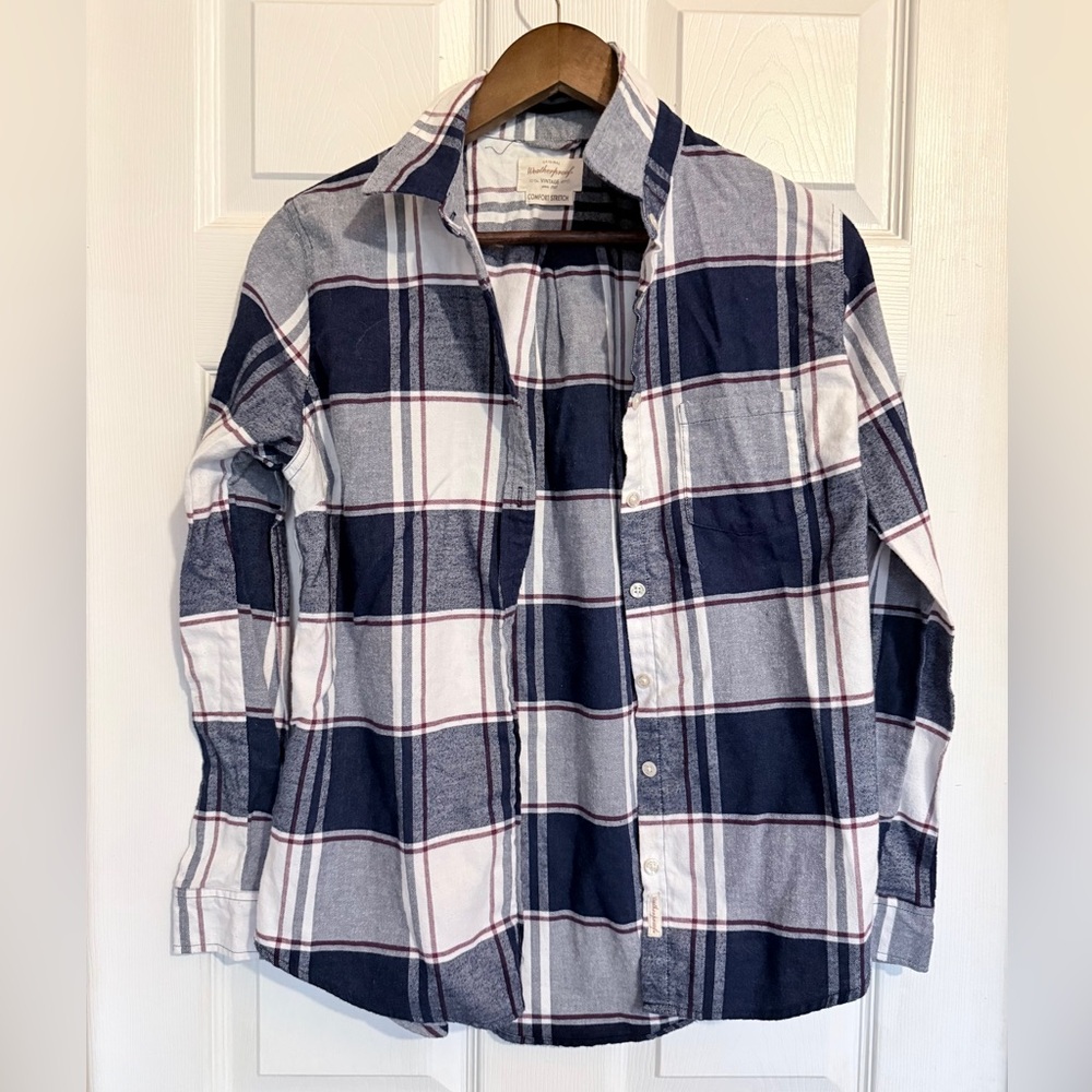 Weatherproof Women’s Plaid Button Down Shirt